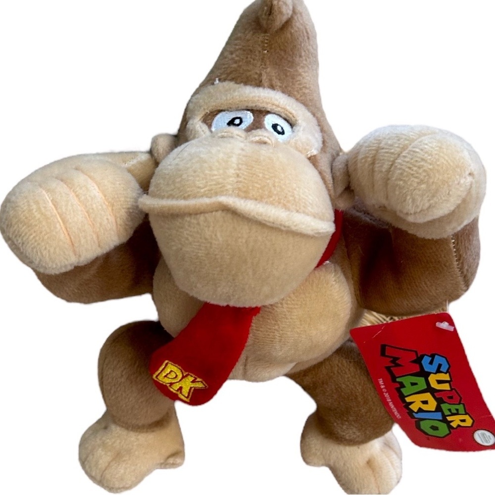 New Super Mario 2018 Nintendo DK Donkey Kong Plush Stuffed Animal Toy